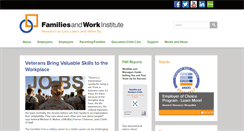 Desktop Screenshot of familiesandwork.org