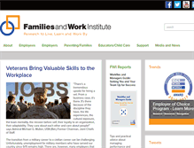 Tablet Screenshot of familiesandwork.org